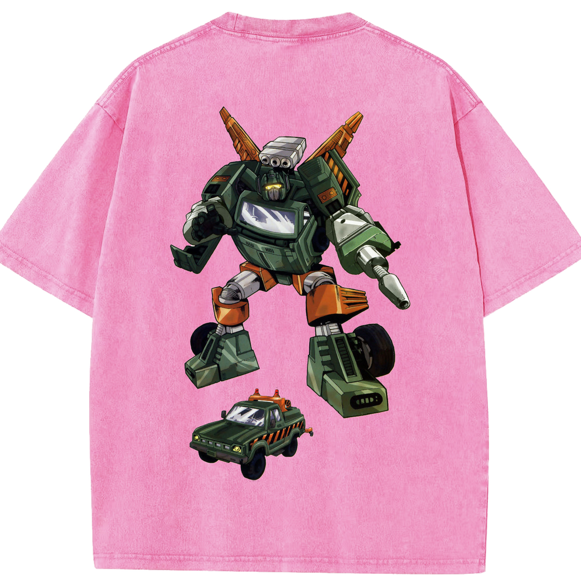 （画像用）  綿100% ヴィンテージ風 半袖Tシャツ（背面プリント）